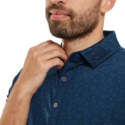 Painted Floral Lisle Blå