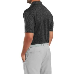 Painted Floral Lisle Svart