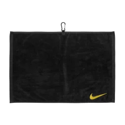 Performance Golf Handduk Svart Gul