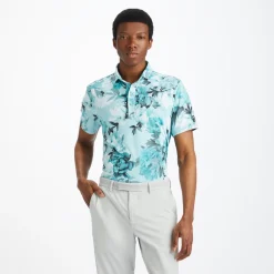 Photo Floral Tech Jersey Grön