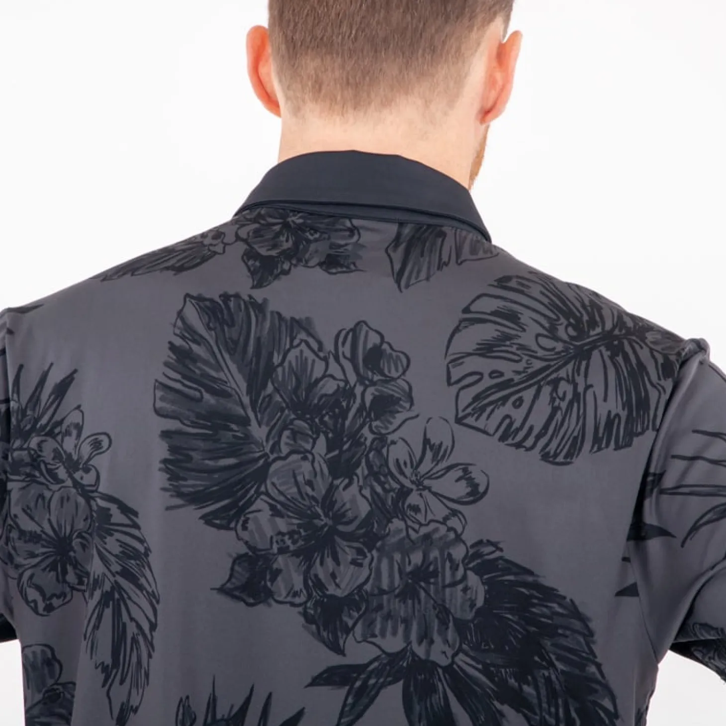 Playoff Polo 2.0 Floral Svart