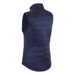 Quilted Puffer Vest Blå