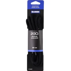 Shoelaces 175 Black 80cm