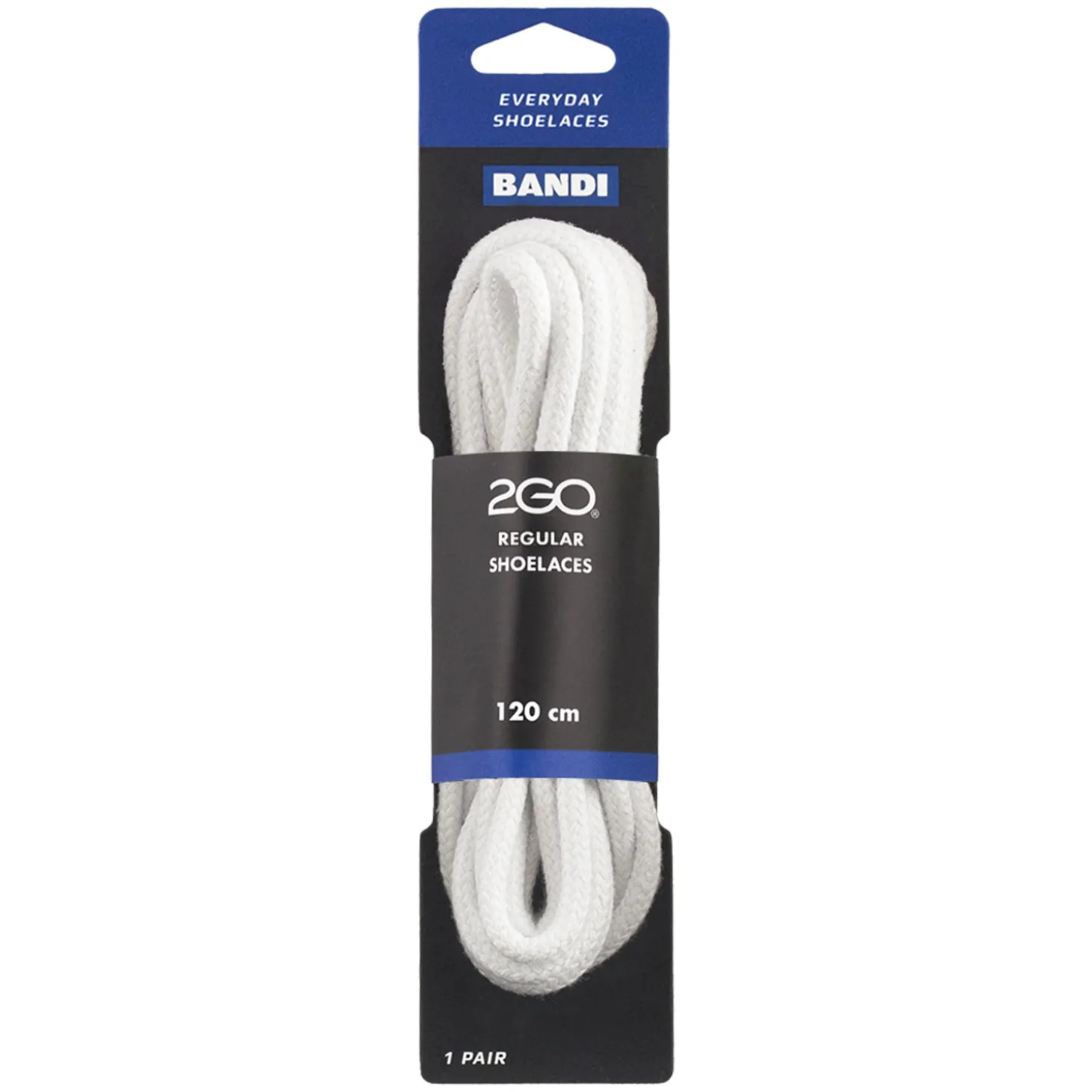 Shoelaces 182 White 120cm