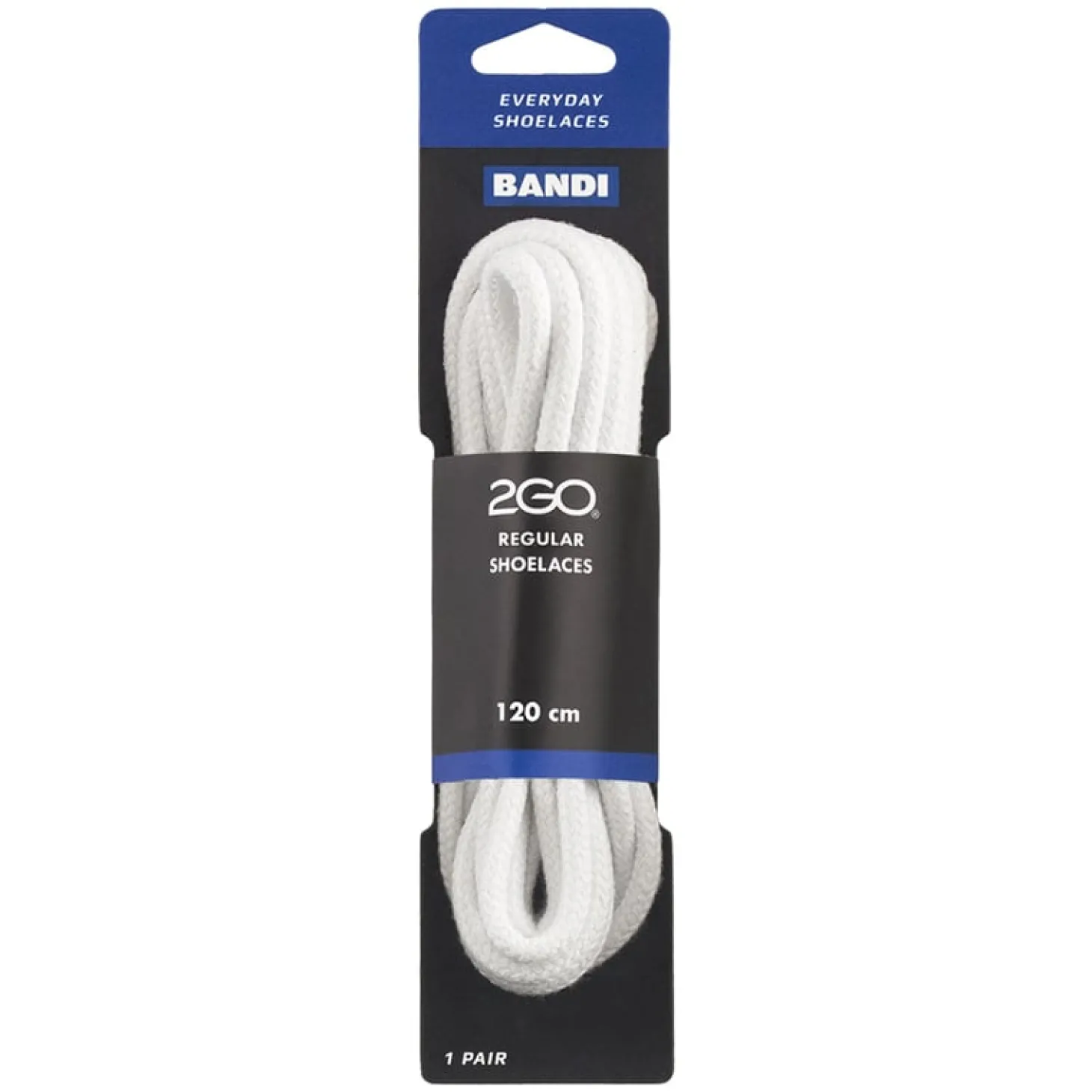Shoelaces 182 White 120cm