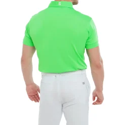 Stretch Pique Solid Grön