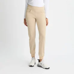 Twill Stretch Pull On Pant Beige