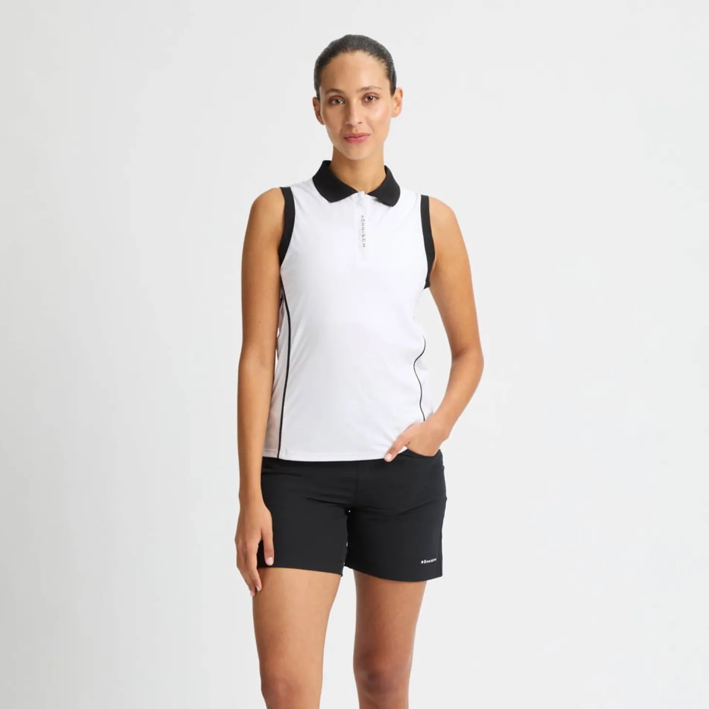 Twill Stretch Pull On Svart