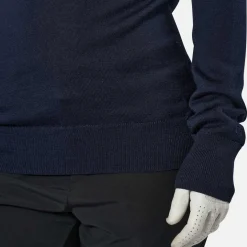 Vernon V-Neck Merino Blå