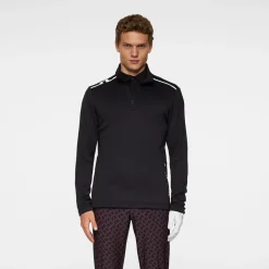 Vinnie Quarter Zip Mid Layer Svart