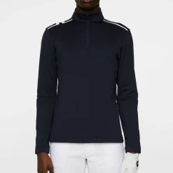 Vinnie Quarter Zip Mid Layer Blå