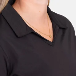 Virtue Polo V-Neck Svart