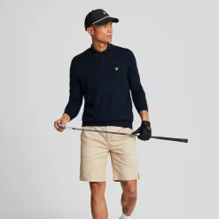 V-Neck Merino Blend Blå