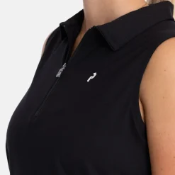 W Comfort Zip Sl Svart