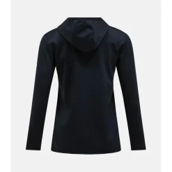 W Light Zip Hood Svart