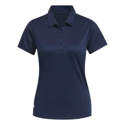 W Solid Performance Short Sleeve Polo Shirt Blå