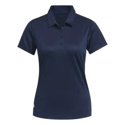 W Solid Performance Short Sleeve Polo Shirt Blå