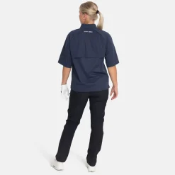 W Windbreaker SS 1/4 Zip Blå