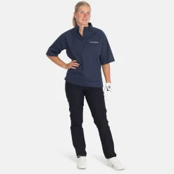 W Windbreaker SS 1/4 Zip Blå