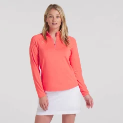 W You-V Solid 1/4 Zip