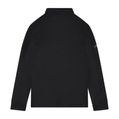 Youth Ls 1/4 Zip Hex Fleece Svart