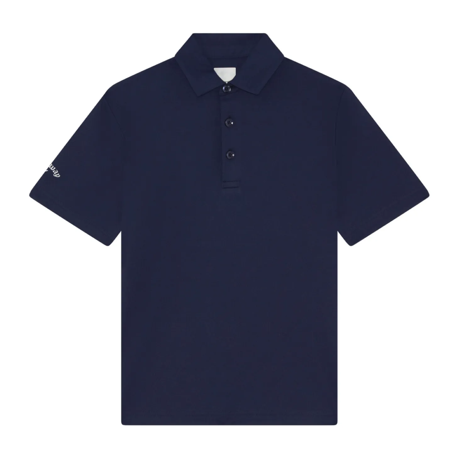 Youth Unisex Solid Polo Blå