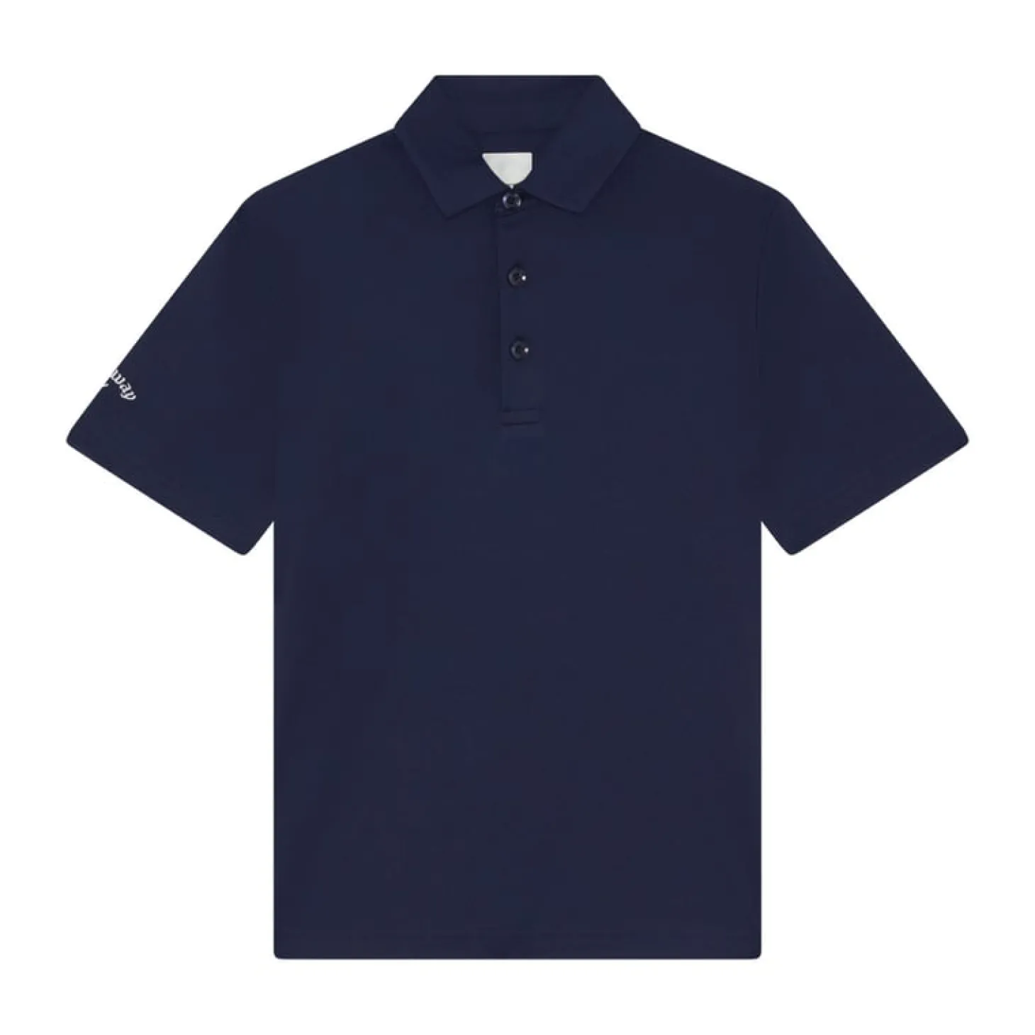 Youth Unisex Solid Polo Blå